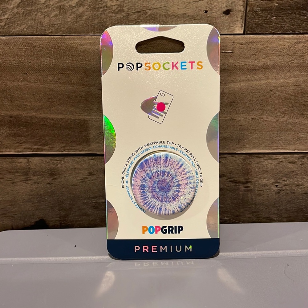 twisted tie dye premium popsocket